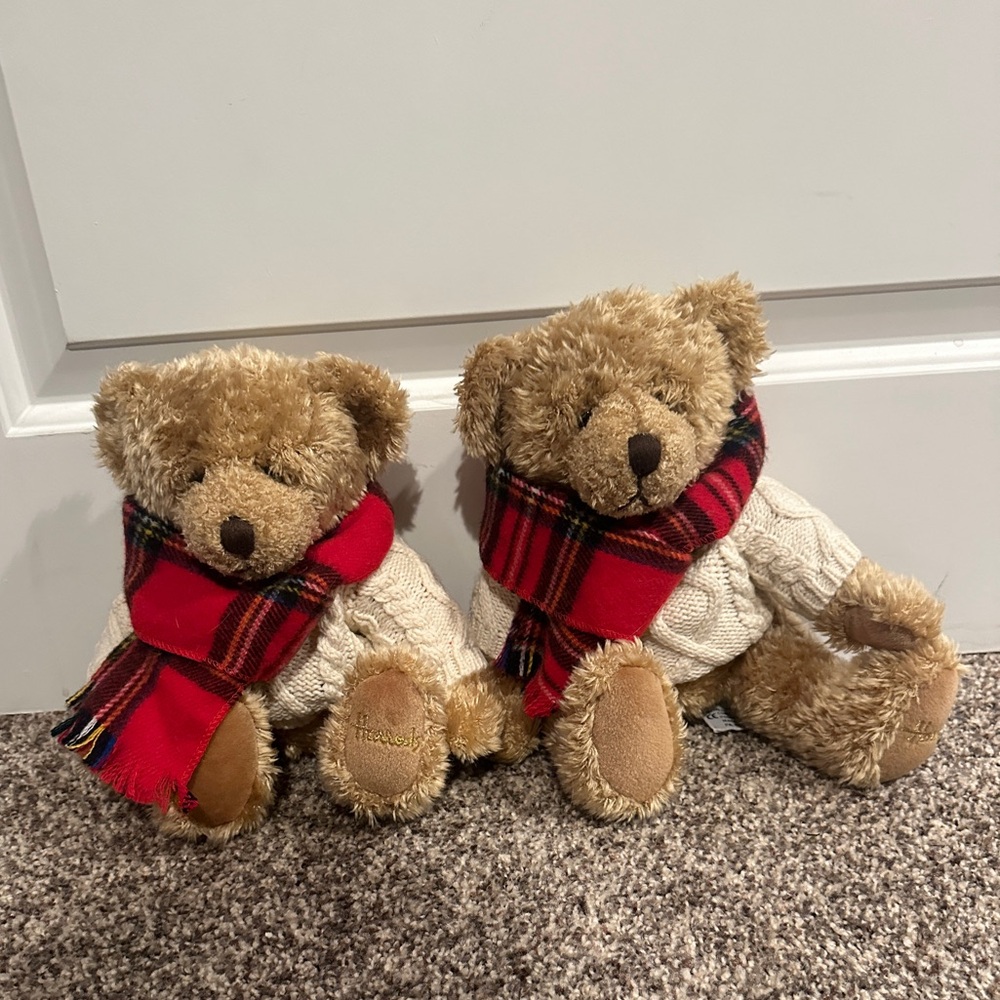 Harrods 2002 bears 12” 2 can be sold together or separately